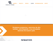 Tablet Screenshot of innovaprime.pe